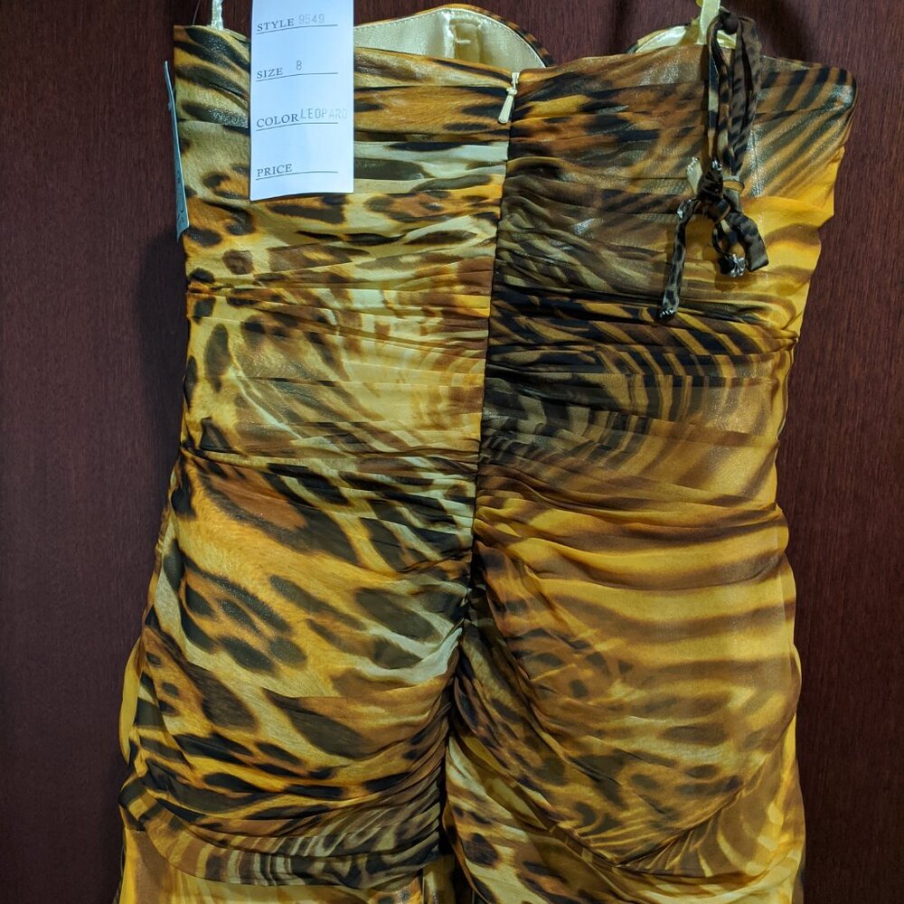 Jolie Prom 9549 Size 8 Leopard Prom Dress - Picture 8 of 8